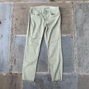 Rag and Bone olive green boyfriend jeans!